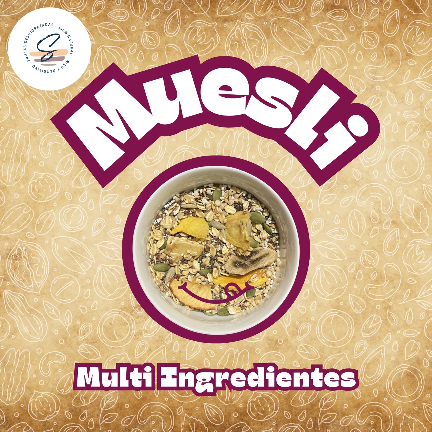 Muesli Energético con Fruta Deshidratada - Secos Chile
