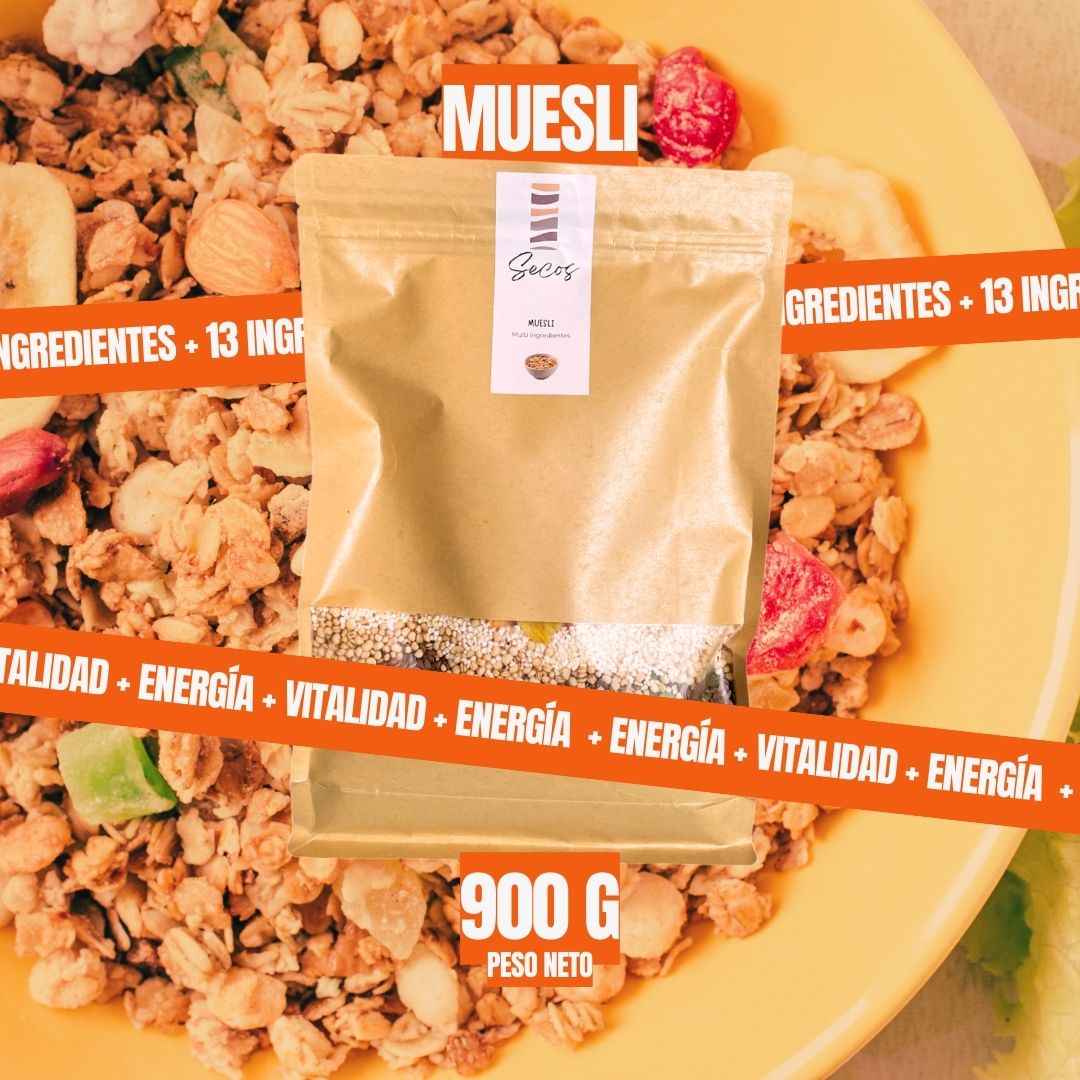 Snack Muesli Multi Ingredientes con Fruta Deshidratada - Secos Chile