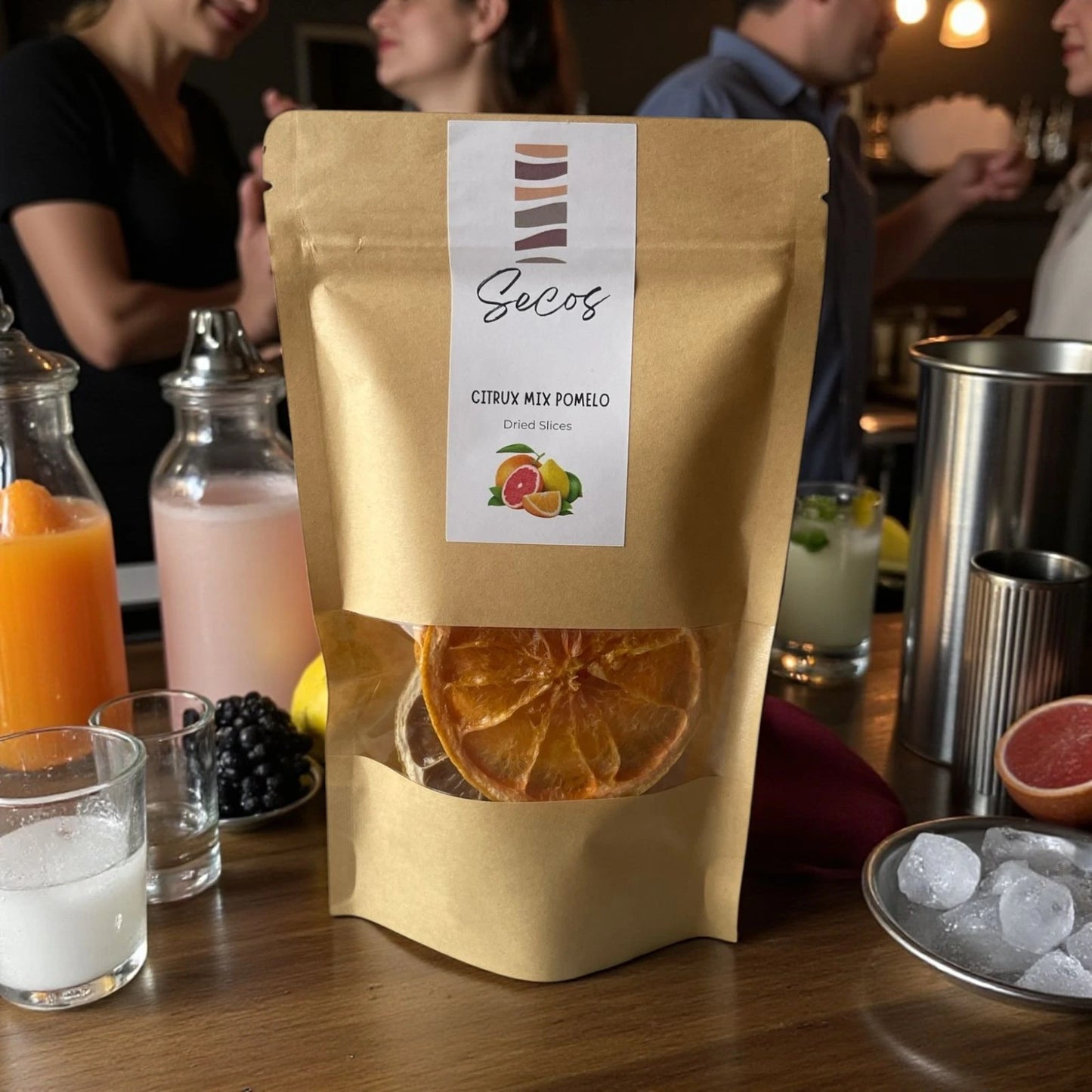 Frutas cítricas deshidratadas para aromatizar bebidas y tragos | Secos Chile