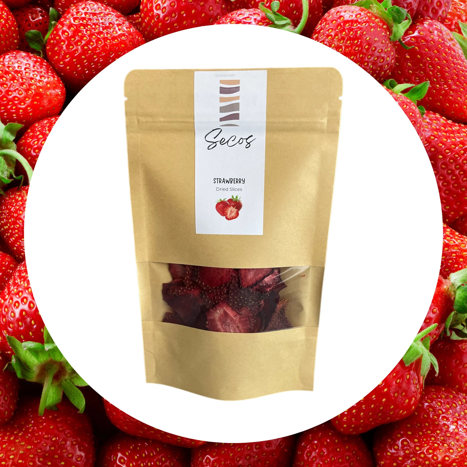 Snack Frutilla Deshidratada - Secos Chile