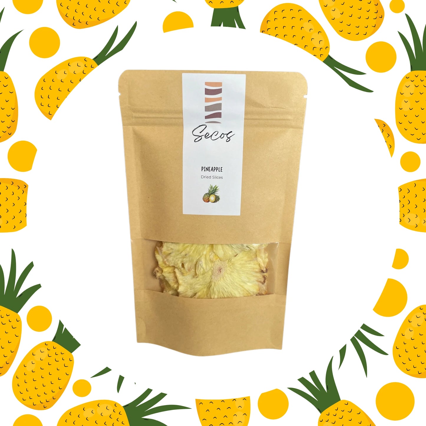 Snack Piña Deshidratada - Secos Chile