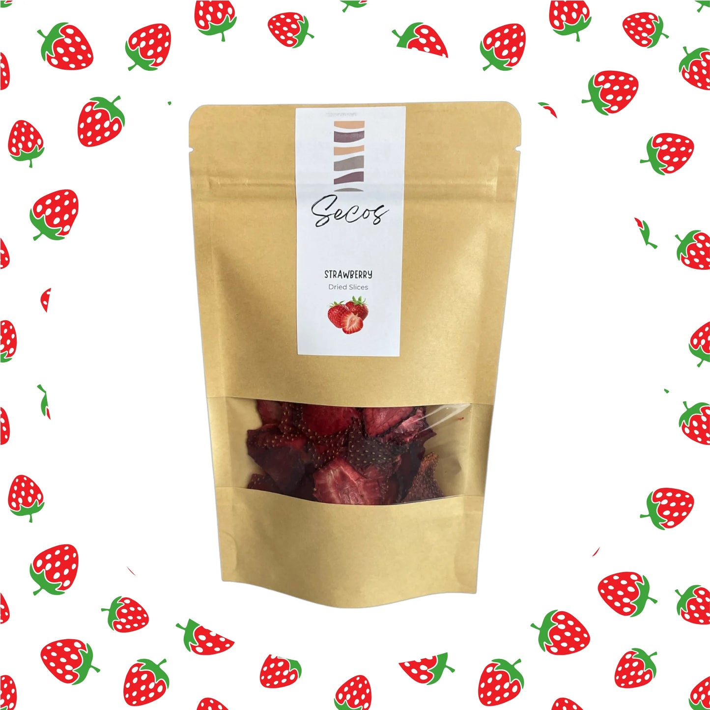 Snack Frutilla Deshidratada - Secos Chile