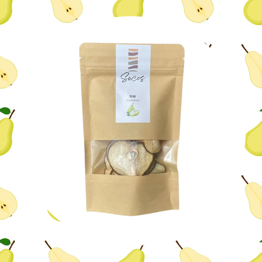 Snack de pera artesanal sin azúcar añadida ni químicos | Secos Chile