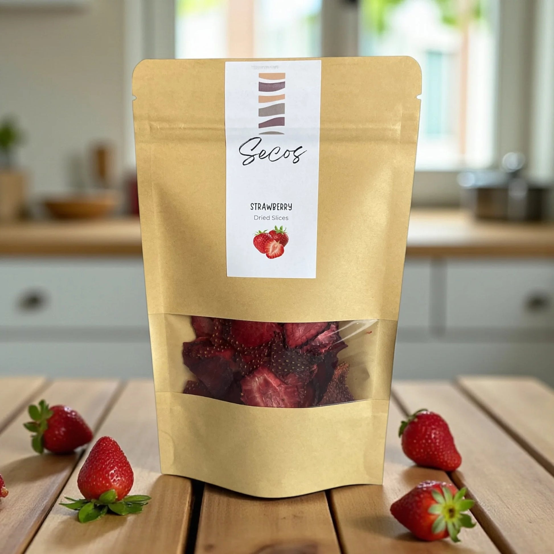 Snack Frutilla Deshidratada - Secos Chile