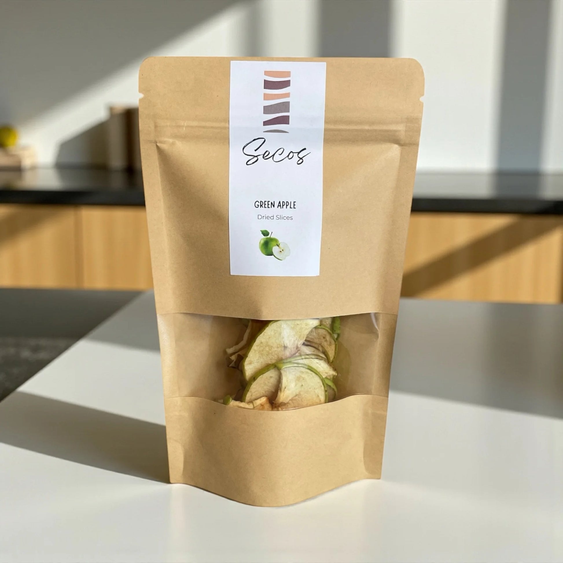 Snack Manzana Verde Deshidratada - Secos Chile