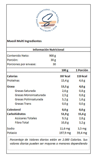 Muesli Multi Ingredientes