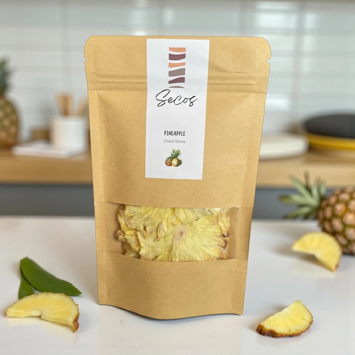 Snack Piña Deshidratada - Secos Chile